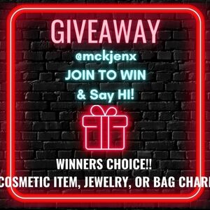 GIVEAWAY TIME @mckjenx Winners Choice- Cosmetic Item, Jewelry, or Bag Charm